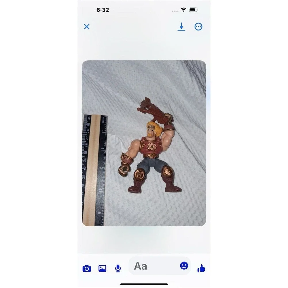 Vintage Warrior Action Figure with Movable Arms & Iconic Attire‎
